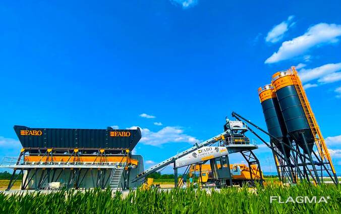 БЕТОННЫЙ ЗАВОД FABO COMPACT-60 М3 / Ч В НАЛИЧИИ