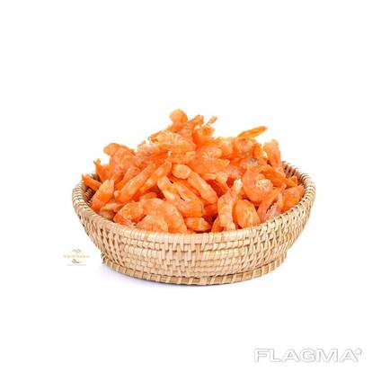 Frozen shrimp with sunflower oil