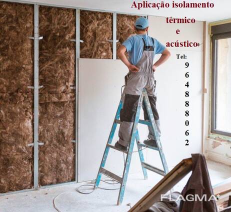 Isolamento térmico, Isolamento acústico, impermeabilizações