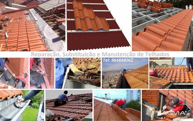 Manutenção, Reabilitação, Substituição de telhados