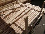 Cylindrical pine stakes (pegging) for gardering - photo 3
