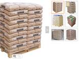 Pine wood pellets 15kg bags - фото 1