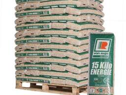 EN Plus-A1 Pine Wood Pellets 15kg Bags Din plus