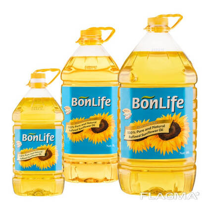 Refined sunflower oil 1L, 2L, 3L, 5L