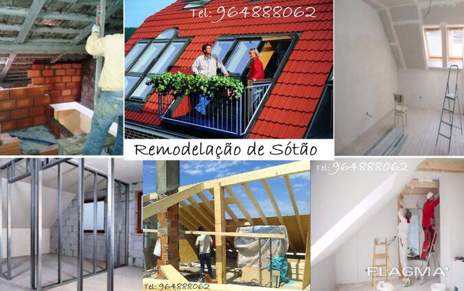 Remodelação de Sótão, transformar num espaço útil, funcional e habitável!