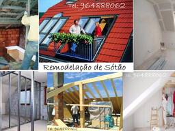 Remodelação de Sótão, transformar num espaço útil, funcional e habitável!