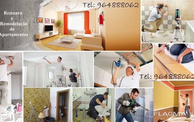 Renovação, Remodelação de Apartamentos, desde 100€/m2